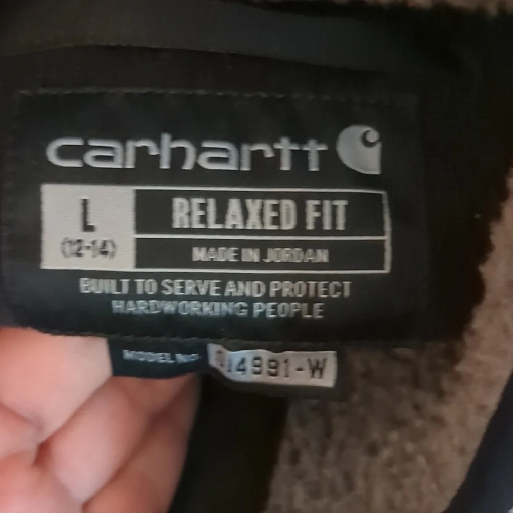 CARHARTT RELAXED FIT FLEECE SNAP FRONT PULLOVER - Picture 5 of 10